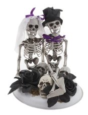 Halloween kostlivci nevěsta a ženich Halloween kostlivci nevěsta a ženich