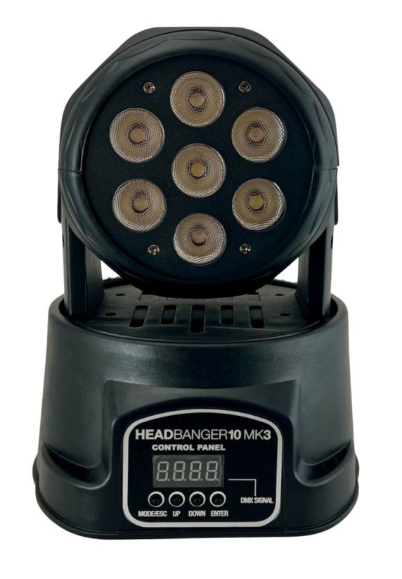 Stagg SLI MHW HB10-0, 7x10W RGBW, DMX, otočná hlavice