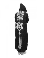 Halloween kostým kostlivce s kápí